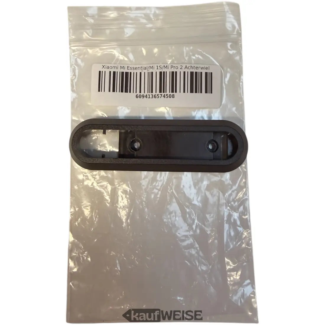Schwarze Plastik-Hinterradabdeckung für Xiaomi Mi Essential, 1S und Pro 2 mit Reflektorhalterung