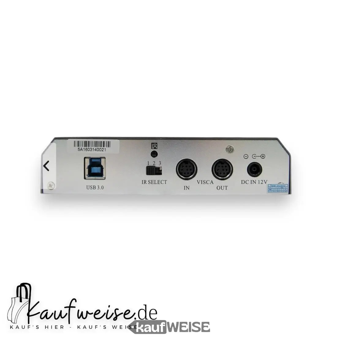 Silbernes Videoaufnahmegerät mit USB 3.0, IR, VISCA In/Out, 12V DC Anschluss