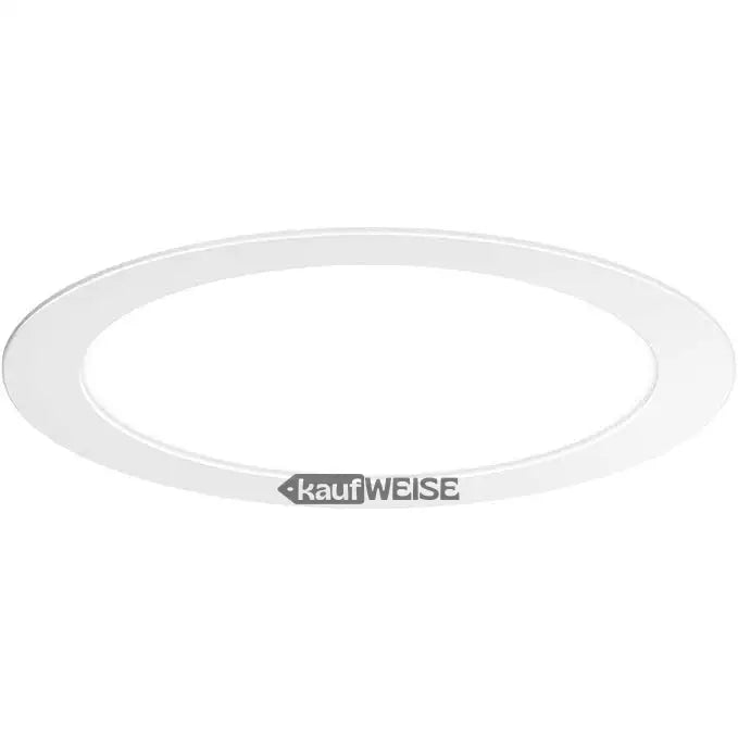Weiße runde Einbaulampe mit modernem Design für RZB Toledo Flat LED Downlight DALI