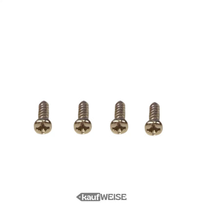 Vier identische silberne Schrauben mit Kreuzkopf für Xiaomi Mi Scooter Rücklicht-Set